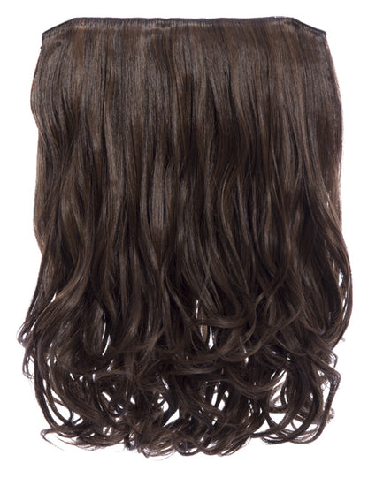 One Piece 16" Curly Synthetic Clip in Hair Extensions - G0003