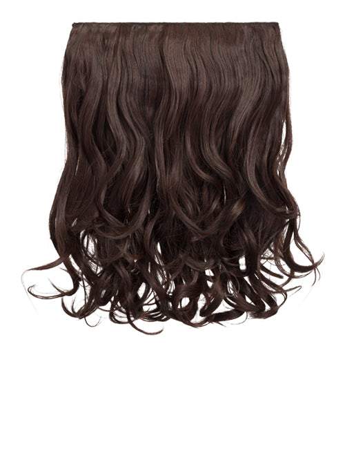 One Piece 16" Curly Synthetic Clip in Hair Extensions - G0003