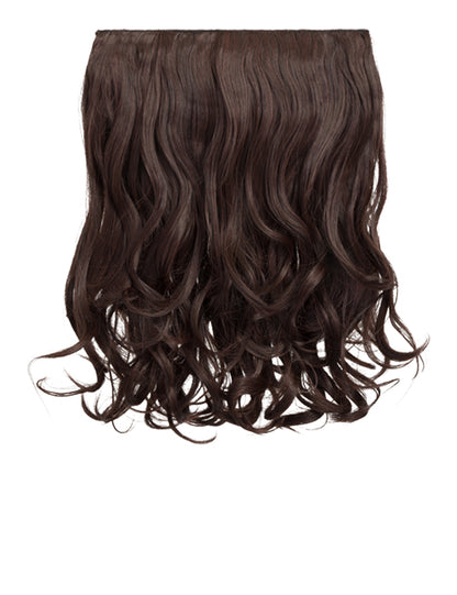 One Piece 16" Curly Synthetic Clip in Hair Extensions - G0003