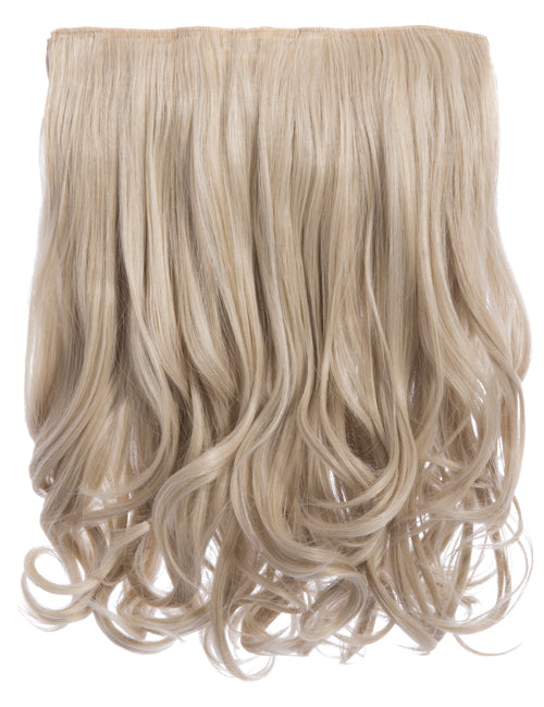 One Piece 16" Curly Synthetic Clip in Hair Extensions - G0003