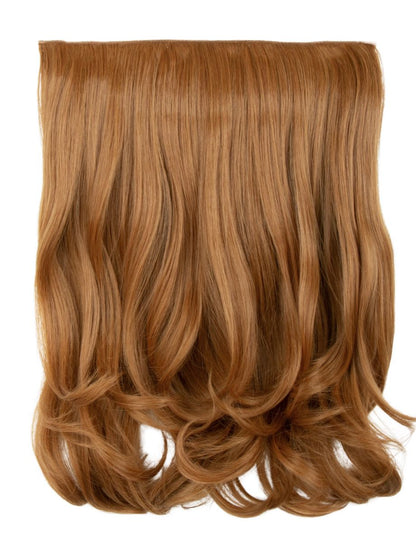 One Piece 16" Curly Synthetic Clip in Hair Extensions - G0003