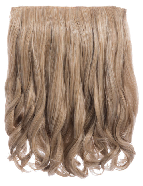 One Piece 16" Curly Synthetic Clip in Hair Extensions - G0003
