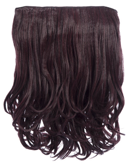 One Piece 16" Curly Synthetic Clip in Hair Extensions - G0003