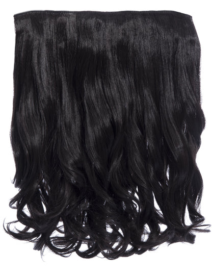 One Piece 16" Curly Synthetic Clip in Hair Extensions - G0003