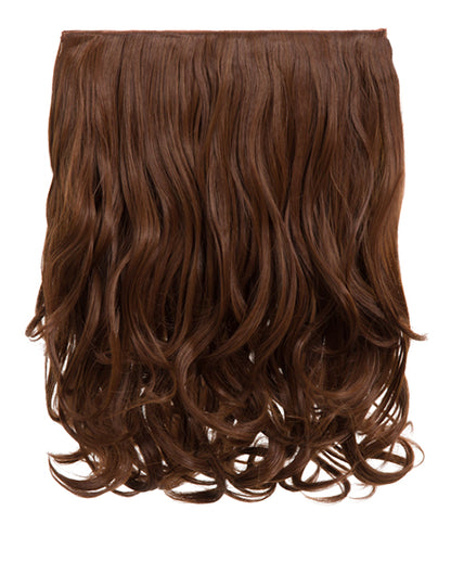 One Piece 16" Curly Synthetic Clip in Hair Extensions - G0003
