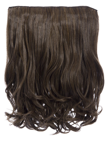 One Piece 16" Curly Synthetic Clip in Hair Extensions - G0003