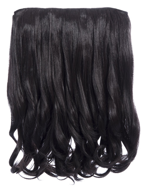 One Piece 16" Curly Synthetic Clip in Hair Extensions - G0003