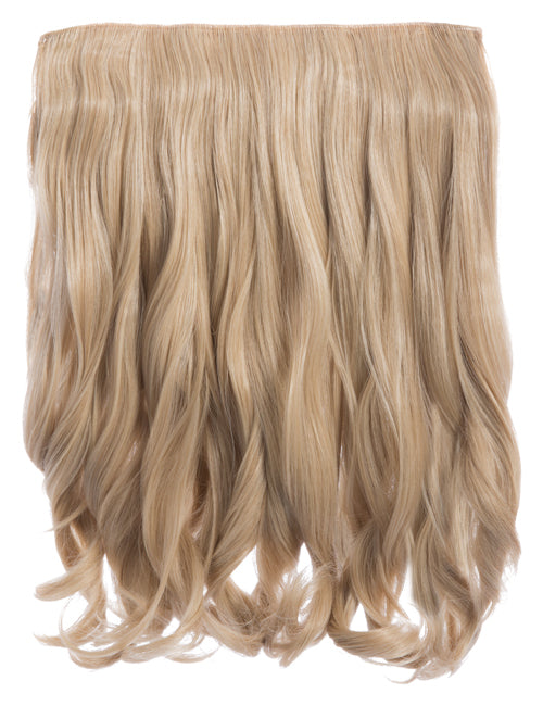 One Piece 16" Curly Synthetic Clip in Hair Extensions - G0003