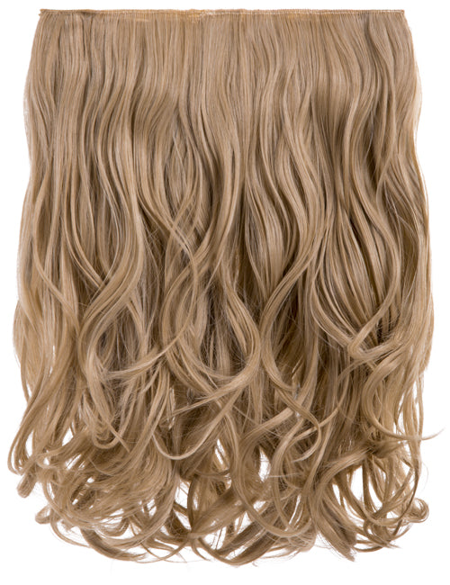 One Piece 16" Curly Synthetic Clip in Hair Extensions - G0003