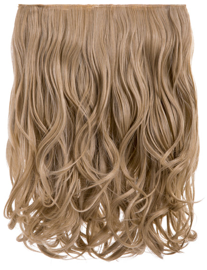 One Piece 16" Curly Synthetic Clip in Hair Extensions - G0003