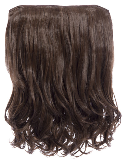 One Piece 16" Curly Synthetic Clip in Hair Extensions - G0003