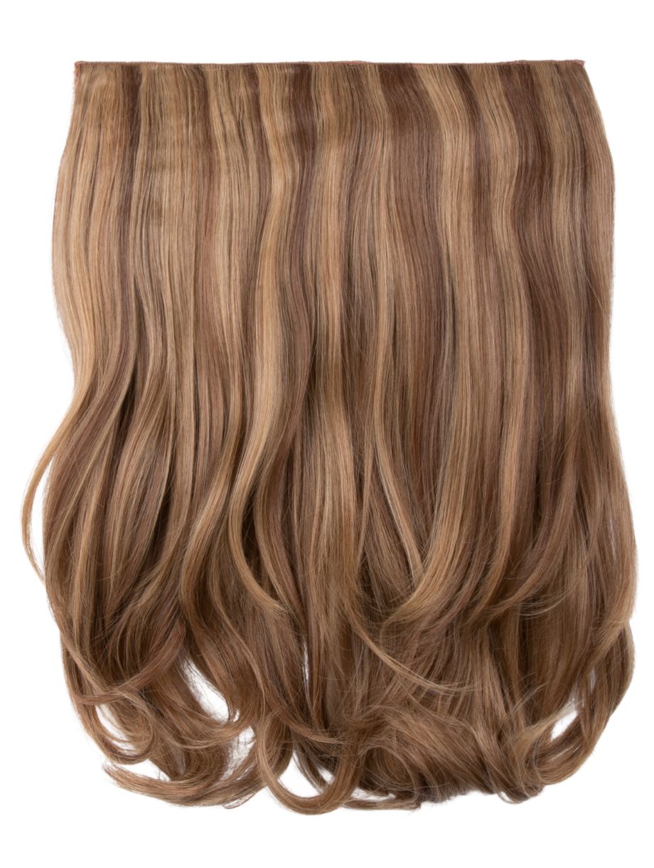 One Piece 16" Curly Synthetic Clip in Hair Extensions - G0003