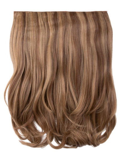 One Piece 16" Curly Synthetic Clip in Hair Extensions - G0003