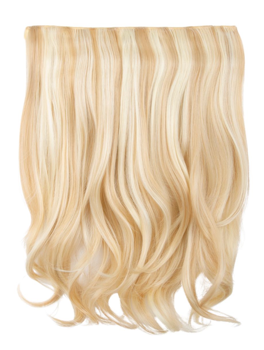 One Piece 16" Curly Synthetic Clip in Hair Extensions - G0003