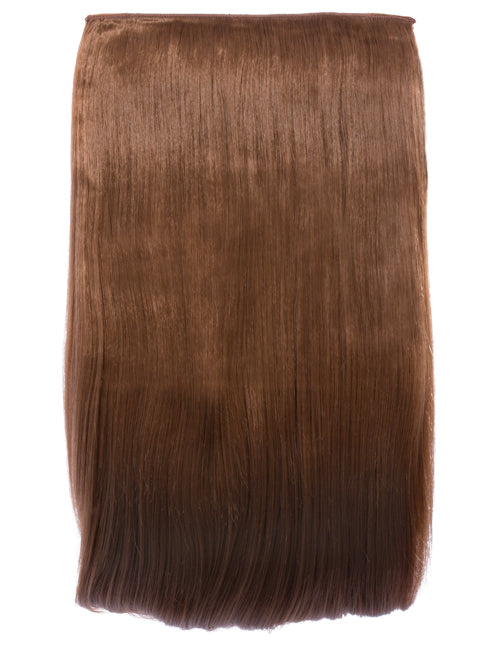One Piece 24" Straight Synthetic Clip In Hair Extensions - G1STR