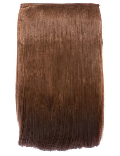 One Piece 24" Straight Synthetic Clip In Hair Extensions - G1STR
