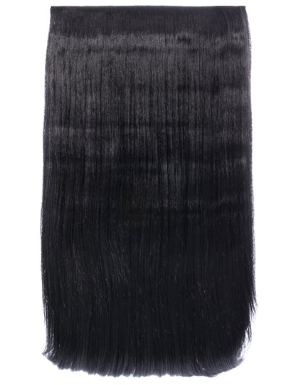 One Piece 24" Straight Synthetic Clip In Hair Extensions - G1STR