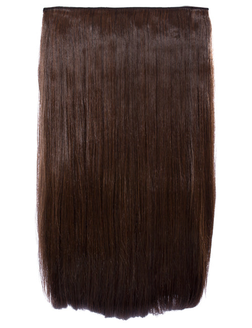 One Piece 24" Straight Synthetic Clip In Hair Extensions - G1STR