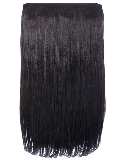 One Piece 24" Straight Synthetic Clip In Hair Extensions - G1STR