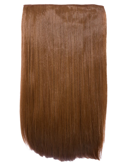 One Piece 24" Straight Synthetic Clip In Hair Extensions - G1STR