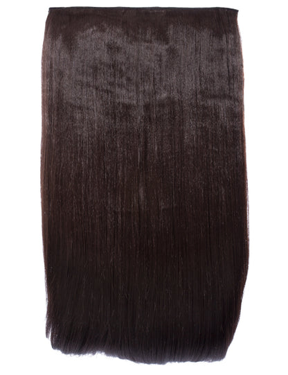 One Piece 24" Straight Synthetic Clip In Hair Extensions - G1STR
