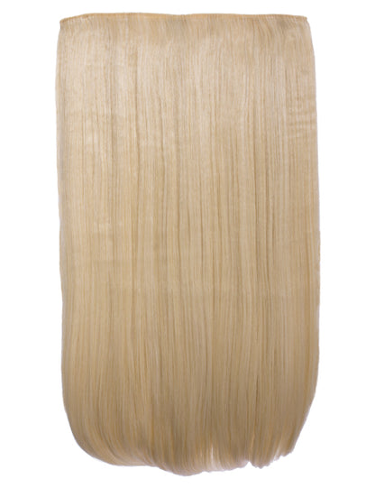 One Piece 24" Straight Synthetic Clip In Hair Extensions - G1STR