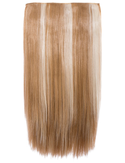 One Piece 24" Straight Synthetic Clip In Hair Extensions - G1STR