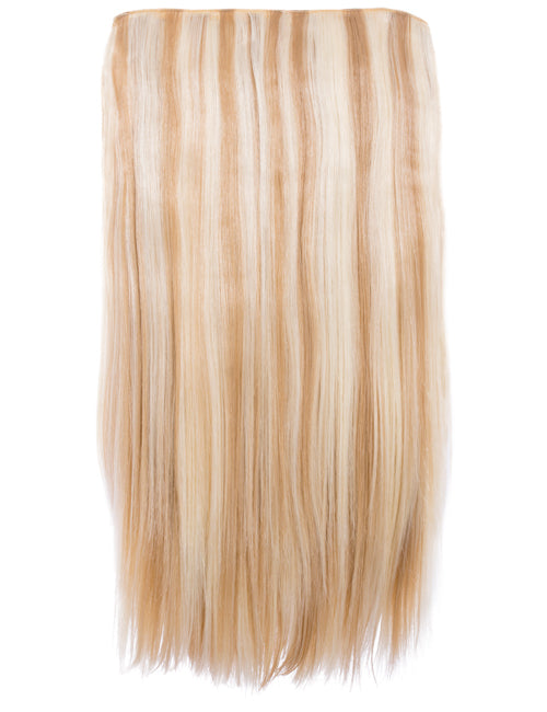 One Piece 24" Straight Synthetic Clip In Hair Extensions - G1STR