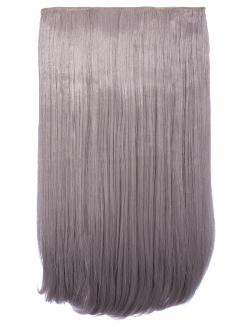 One Piece 24" Straight Synthetic Clip In Hair Extensions - G1STR