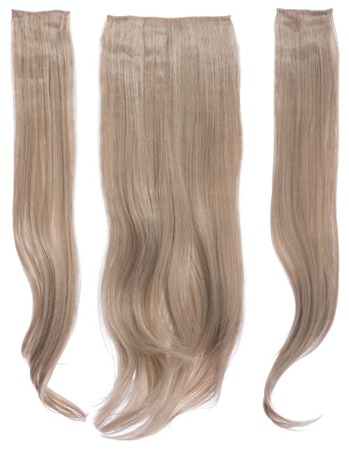 Three Pieces 24" Straight Synthetic Clip in Hair Extensions - G3STR