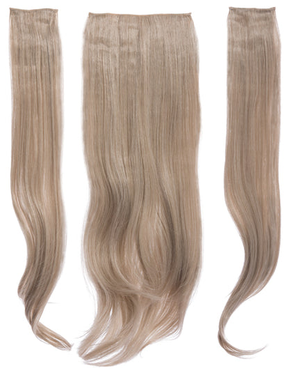 Three Pieces 24" Straight Synthetic Clip in Hair Extensions - G3STR