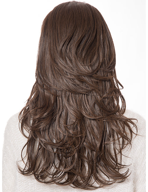 Lily Medium Length Wavy Half Head Wig