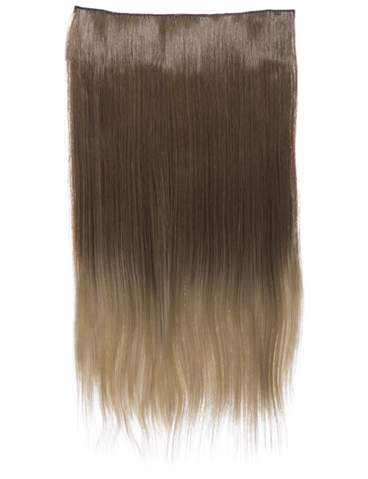 Straight 22" Dip Dye Clip-In Synthetic Hair Extensions - G1002C