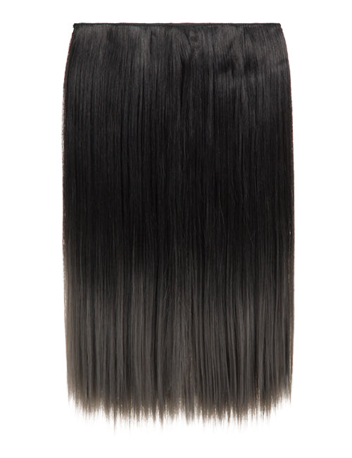 Straight 22" Dip Dye Clip-In Synthetic Hair Extensions - G1002C