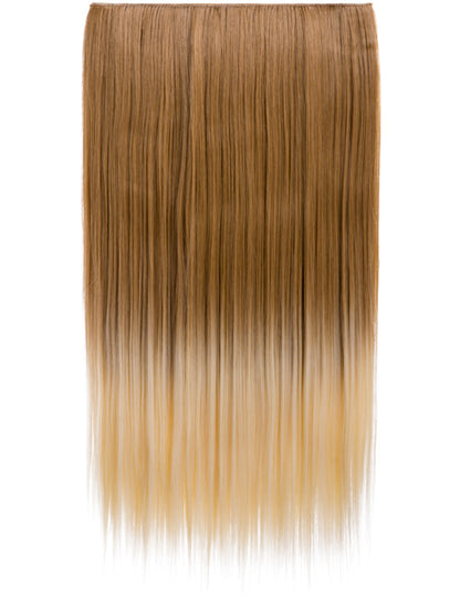 Straight 22" Dip Dye Clip-In Synthetic Hair Extensions - G1002C