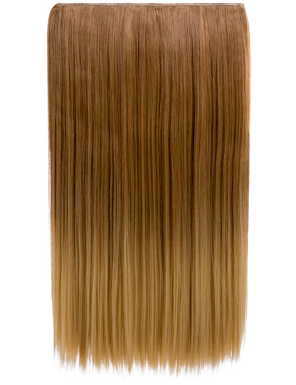 Straight 22" Dip Dye Clip-In Synthetic Hair Extensions - G1002C