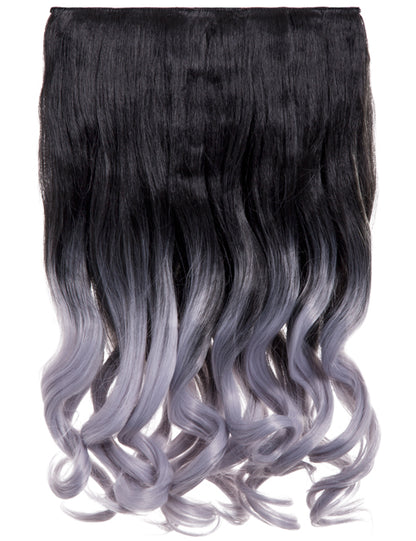 Curly 20" Dip Dye Clip-In Synthetic Hair Extensions - G1007L