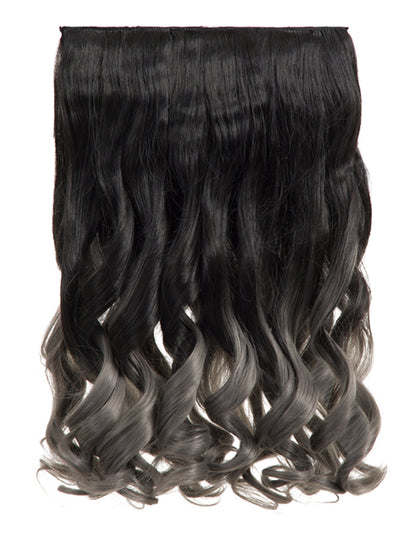 Curly 20" Dip Dye Clip-In Synthetic Hair Extensions - G1007L