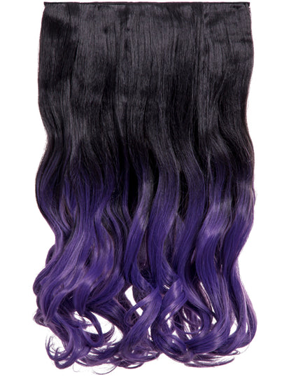 Curly 20" Dip Dye Clip-In Synthetic Hair Extensions - G1007L