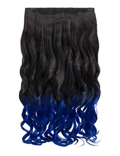Curly 20" Dip Dye Clip-In Synthetic Hair Extensions - G1007L