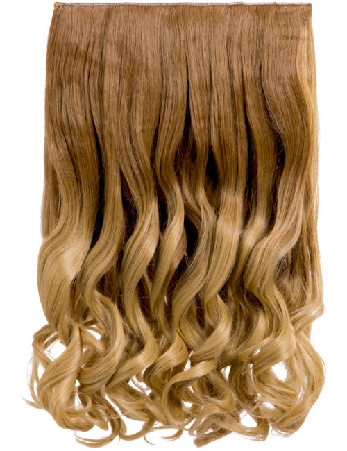 Curly 20" Dip Dye Clip-In Synthetic Hair Extensions - G1007L