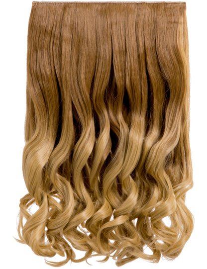Curly 20" Dip Dye Clip-In Synthetic Hair Extensions - G1007L