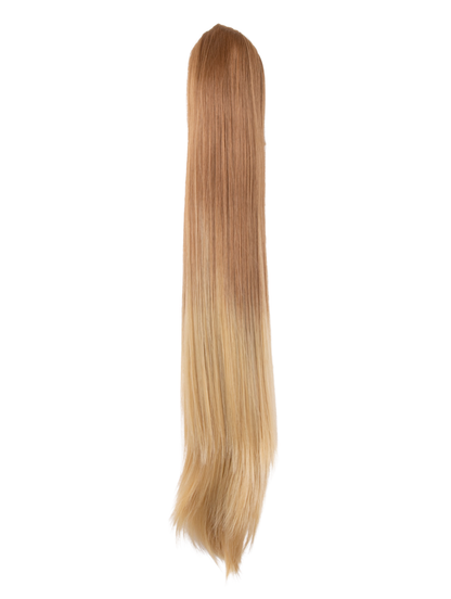 Straight 22" Dip Dye Claw Clip Synthetic Hair Ponytail - G128