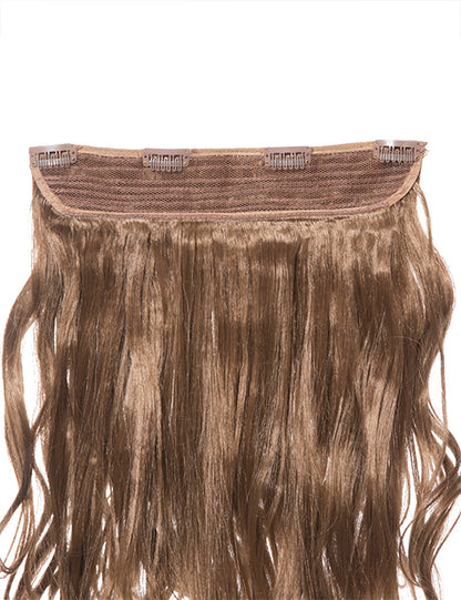 One Piece 20" Curly Synthetic Clip In Hair Extensions - G1C