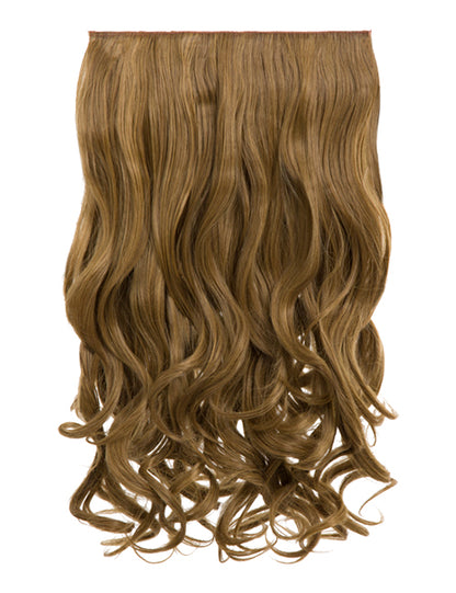 One Piece 20" Curly Synthetic Clip In Hair Extensions - G1C
