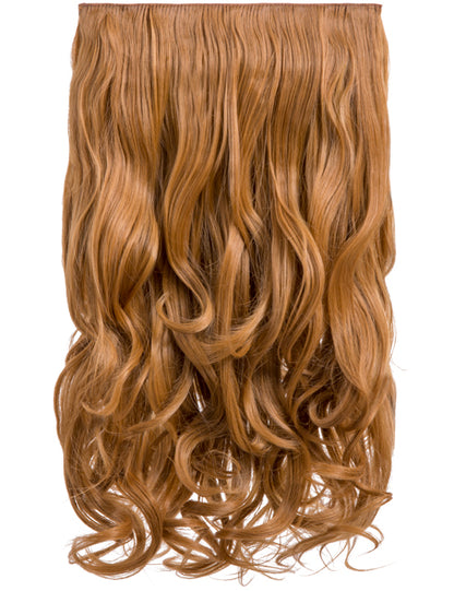 One Piece 20" Curly Synthetic Clip In Hair Extensions - G1C