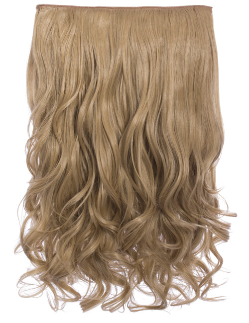 One Piece 20" Curly Synthetic Clip In Hair Extensions - G1C