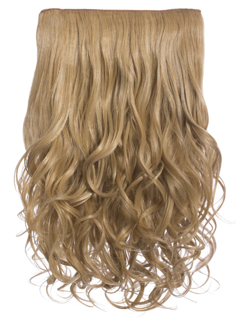 One Piece 20" Curly Synthetic Clip In Hair Extensions - G1C
