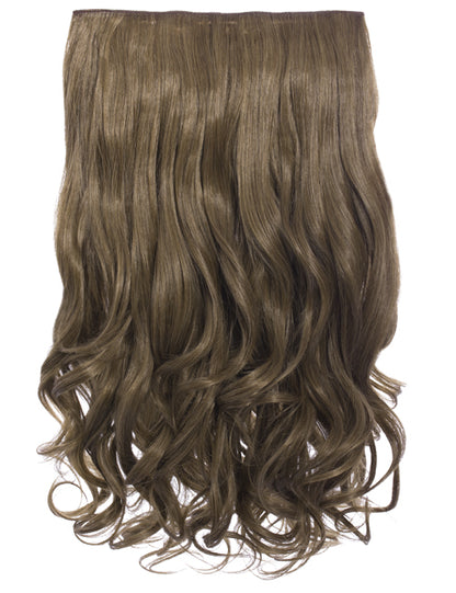 One Piece 20" Curly Synthetic Clip In Hair Extensions - G1C
