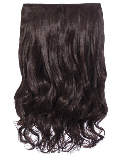 One Piece 20" Curly Synthetic Clip In Hair Extensions - G1C